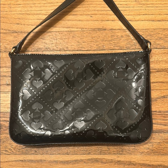 Kate Spade Black Embossed Shoulder Bag - Picture 2 of 6